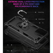 Custodia protettiva antiurto in TPU + PC con supporto girevole a 360 gradi, For iPhone 13 Pro Max