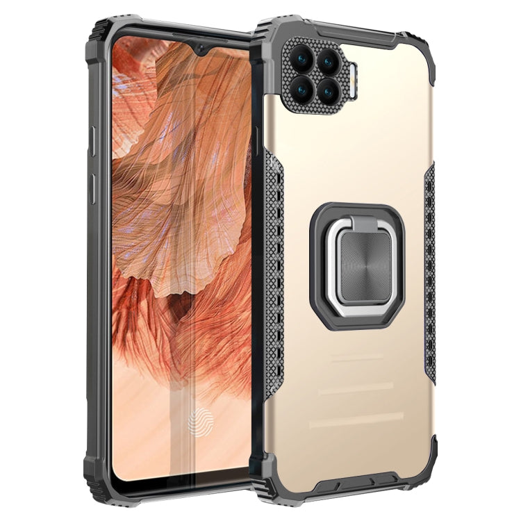 Fierce Warrior Series Armor Lega di alluminio antiurto all-inclusive + Custodia protettiva in TPU con supporto per anello, For LG K51, For OPPO A1k, For OPPO A73, For vivo V20, For vivo V20 SE