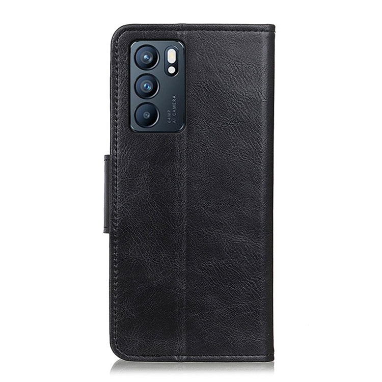 Mirren Crazy Horse Texture Custodia in pelle orizzontale a conchiglia con supporto, slot per carte e portafoglio, For OPPO Reno6 5G, For OPPO Reno6 Pro 5G, For OPPO Reno6 Pro+ 5G