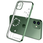 Custodia protettiva con motivo dente di leone galvanico ultrasottile, For iPhone 12 Mini