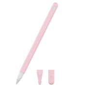 Custodia protettiva per penna stilo in silicone 3 in 1 di colore puro per Apple Pencil 2