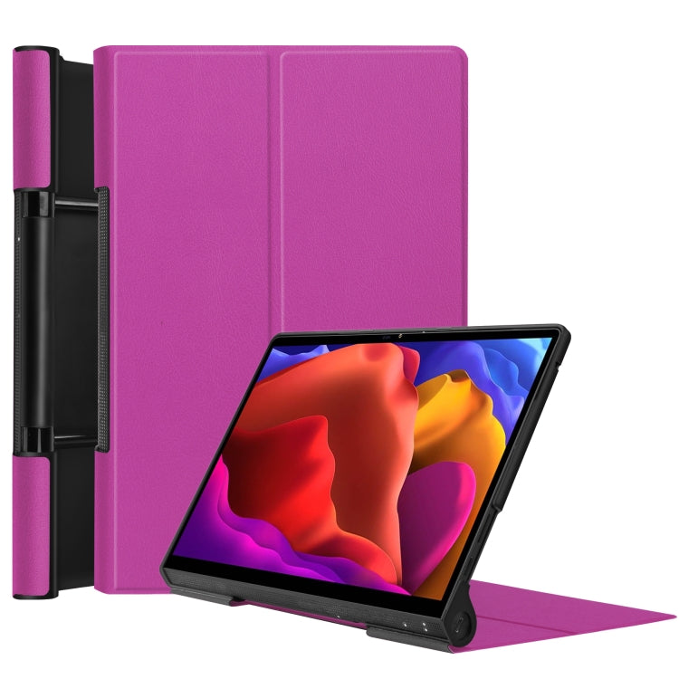Custodia in pelle Custer Texture Flip orizzontale con supporto, For Lenovo Yoga Pad Pro 13 inch YF K606F