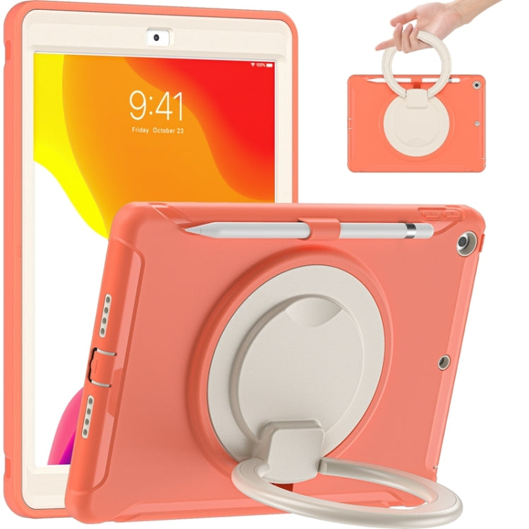 Custodia silicone con supporto rotante per iPad 10.2 2019-2021