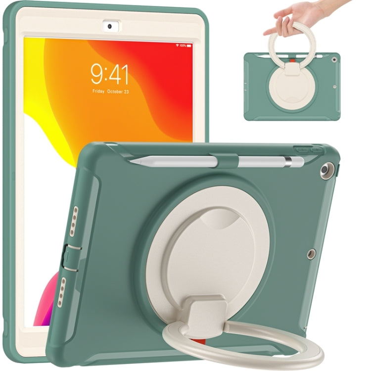 Custodia silicone con supporto rotante per iPad 10.2 2019-2021