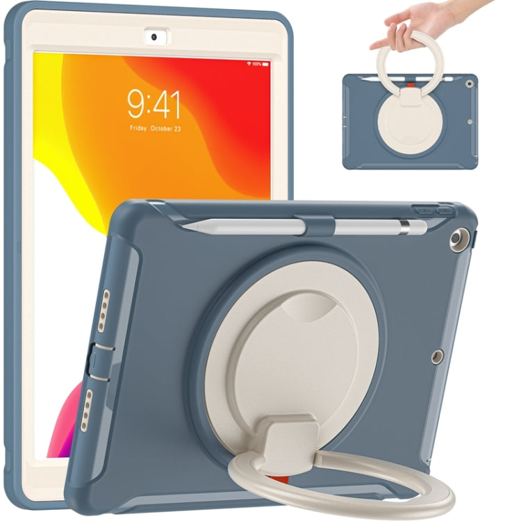 Custodia silicone con supporto rotante per iPad 10.2 2019-2021
