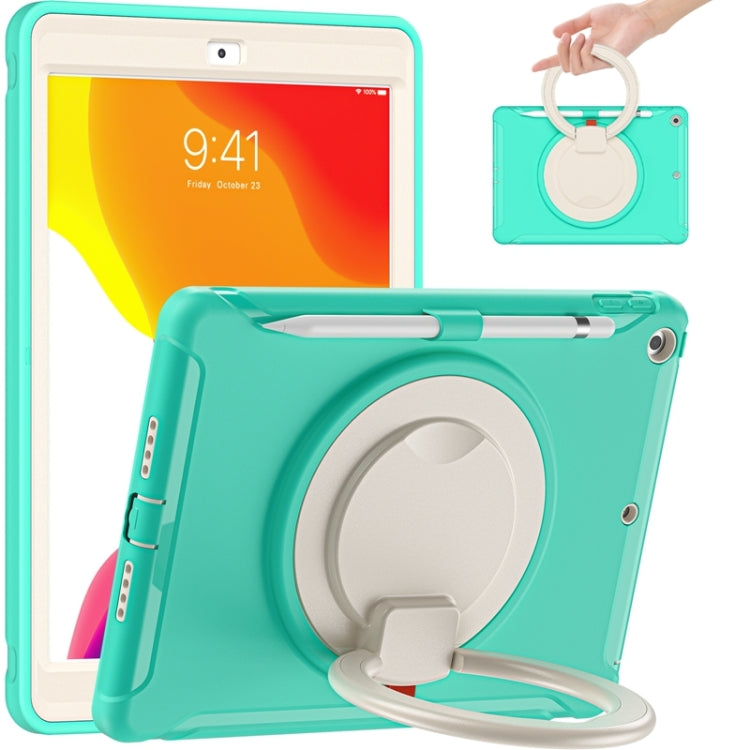 Custodia silicone con supporto rotante per iPad 10.2 2019-2021