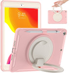 Custodia silicone con supporto rotante per iPad 10.2 2019-2021