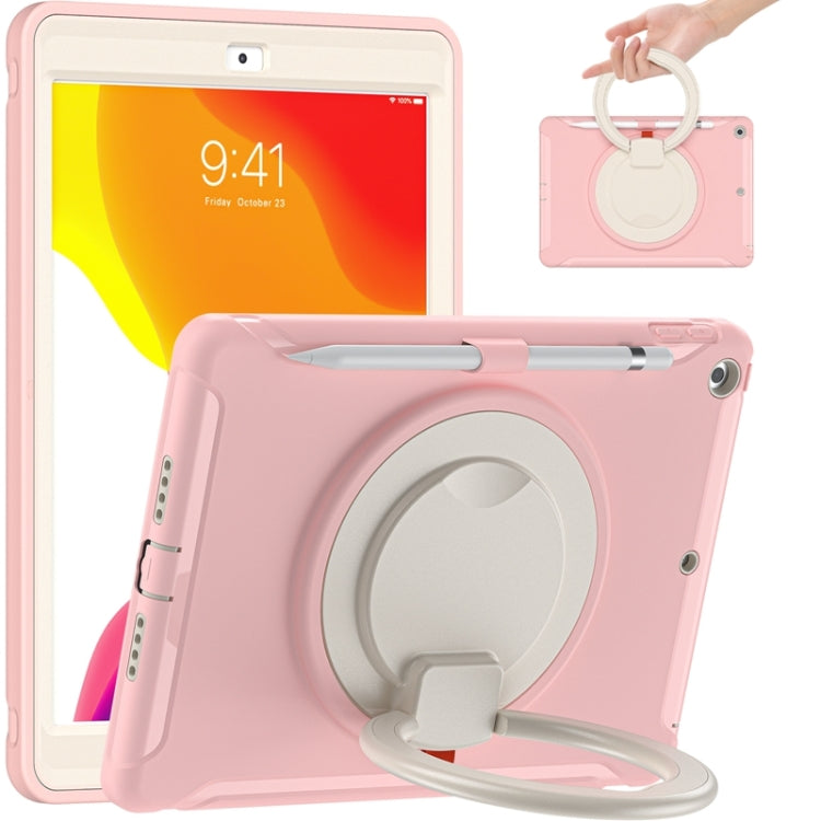 Custodia silicone con supporto rotante per iPad 10.2 2019-2021