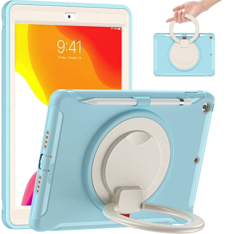 Custodia silicone con supporto rotante per iPad 10.2 2019-2021