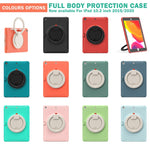 Custodia silicone con supporto rotante per iPad 10.2 2019-2021