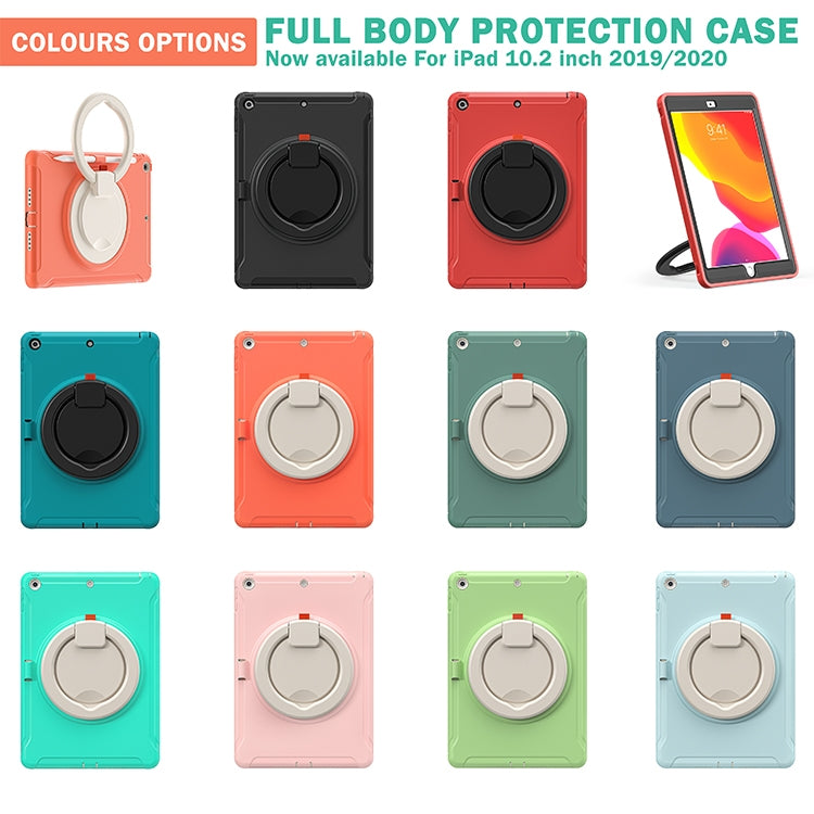 Custodia silicone con supporto rotante per iPad 10.2 2019-2021