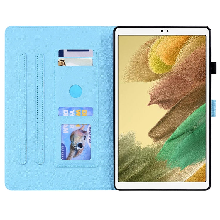 Custodia in pelle flip orizzontale con motivo animale con supporto, slot per schede e cornice per foto, For Samsung Galaxy Tab A7 Lite 8.7 SM-T220 / SM-T225, For Samsung Galaxy Tab S8 / Galaxy Tab S7 2020 SM-T870 / SM-T875                              ...