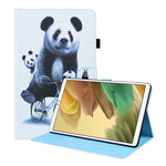 Custodia in pelle flip orizzontale con motivo animale con supporto, slot per schede e cornice per foto, For Samsung Galaxy Tab A7 Lite 8.7 SM-T220 / SM-T225, For Samsung Galaxy Tab S8 / Galaxy Tab S7 2020 SM-T870 / SM-T875                              ...