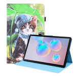 Custodia in pelle flip orizzontale con motivo animale con supporto, slot per schede e cornice per foto, For Samsung Galaxy Tab A7 Lite 8.7 SM-T220 / SM-T225, For Samsung Galaxy Tab S8 / Galaxy Tab S7 2020 SM-T870 / SM-T875                              ...