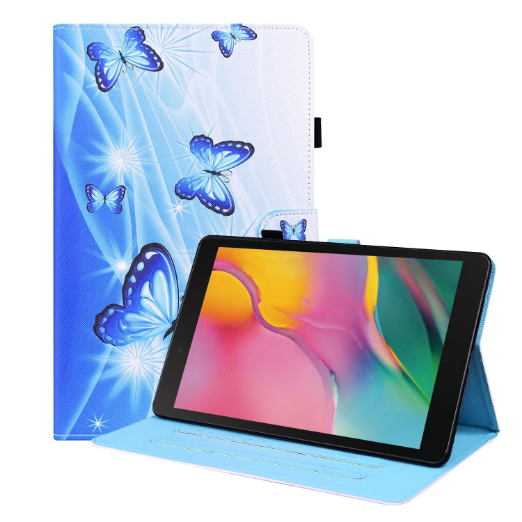 Custodia in pelle flip orizzontale con motivo animale con supporto, slot per schede e cornice per foto, For Samsung Galaxy Tab A7 Lite 8.7 SM-T220 / SM-T225, For Samsung Galaxy Tab S8 / Galaxy Tab S7 2020 SM-T870 / SM-T875                              ...