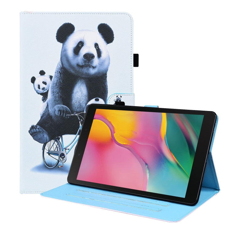 Custodia in pelle flip orizzontale con motivo animale con supporto, slot per schede e cornice per foto, For Samsung Galaxy Tab A7 Lite 8.7 SM-T220 / SM-T225, For Samsung Galaxy Tab S8 / Galaxy Tab S7 2020 SM-T870 / SM-T875                              ...