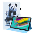 Custodia in pelle flip orizzontale con motivo animale con supporto, slot per schede e cornice per foto, For Samsung Galaxy Tab A7 Lite 8.7 SM-T220 / SM-T225, For Samsung Galaxy Tab S8 / Galaxy Tab S7 2020 SM-T870 / SM-T875                              ...