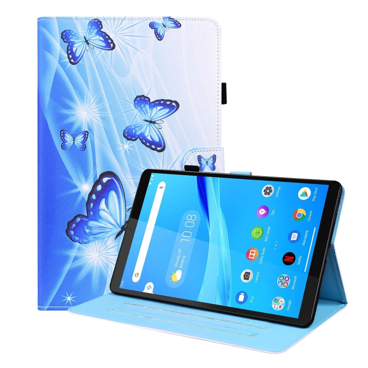 Custodia in pelle flip orizzontale con motivo animale con supporto, slot per schede e cornice per foto, For Lenovo Tab M8 FHD TB-8505F / TB-8705X 8.0 inch, For Lenovo M10 FHD REL TB-X605FC / TB-X605LC, For Lenovo M10 Plus TB-X606F                      ...