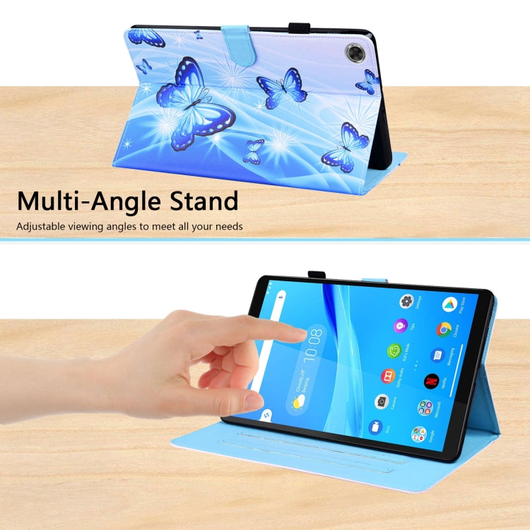 Custodia in pelle flip orizzontale con motivo animale con supporto, slot per schede e cornice per foto, For Lenovo Tab M8 FHD TB-8505F / TB-8705X 8.0 inch, For Lenovo M10 FHD REL TB-X605FC / TB-X605LC, For Lenovo M10 Plus TB-X606F                      ...