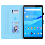 Custodia in pelle flip orizzontale con motivo animale con supporto, slot per schede e cornice per foto, For Lenovo Tab M8 FHD TB-8505F / TB-8705X 8.0 inch, For Lenovo M10 FHD REL TB-X605FC / TB-X605LC, For Lenovo M10 Plus TB-X606F                      ...