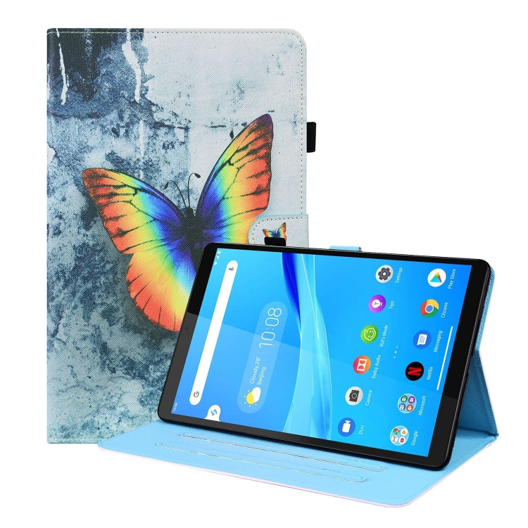 Custodia in pelle flip orizzontale con motivo animale con supporto, slot per schede e cornice per foto, For Lenovo Tab M8 FHD TB-8505F / TB-8705X 8.0 inch, For Lenovo M10 FHD REL TB-X605FC / TB-X605LC, For Lenovo M10 Plus TB-X606F                      ...