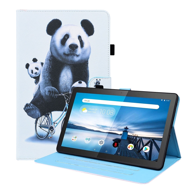 Custodia in pelle flip orizzontale con motivo animale con supporto, slot per schede e cornice per foto, For Lenovo Tab M8 FHD TB-8505F / TB-8705X 8.0 inch, For Lenovo M10 FHD REL TB-X605FC / TB-X605LC, For Lenovo M10 Plus TB-X606F                      ...