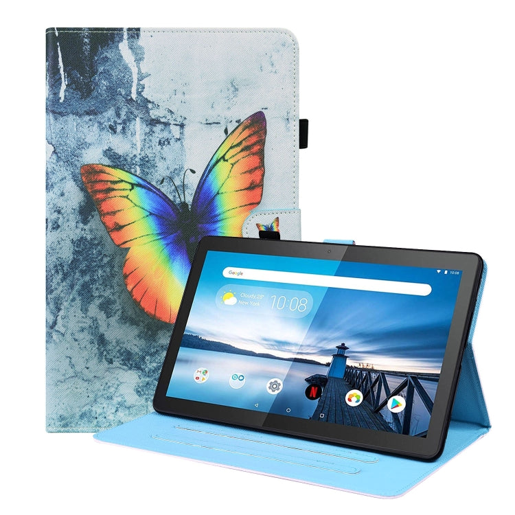 Custodia in pelle flip orizzontale con motivo animale con supporto, slot per schede e cornice per foto, For Lenovo Tab M8 FHD TB-8505F / TB-8705X 8.0 inch, For Lenovo M10 FHD REL TB-X605FC / TB-X605LC, For Lenovo M10 Plus TB-X606F                      ...