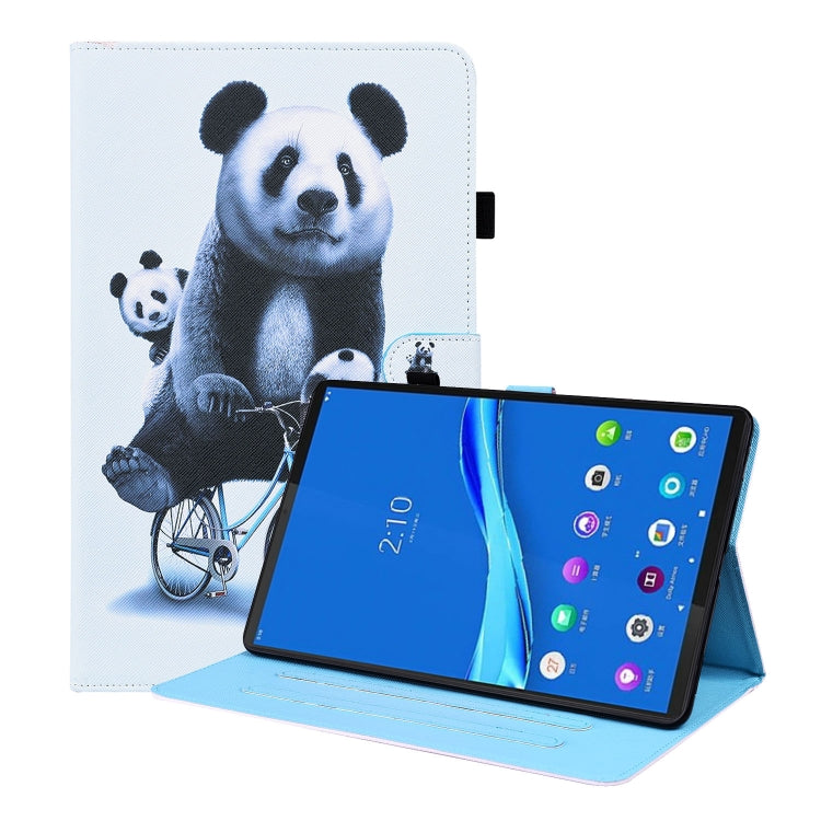 Custodia in pelle flip orizzontale con motivo animale con supporto, slot per schede e cornice per foto, For Lenovo Tab M8 FHD TB-8505F / TB-8705X 8.0 inch, For Lenovo M10 FHD REL TB-X605FC / TB-X605LC, For Lenovo M10 Plus TB-X606F                      ...