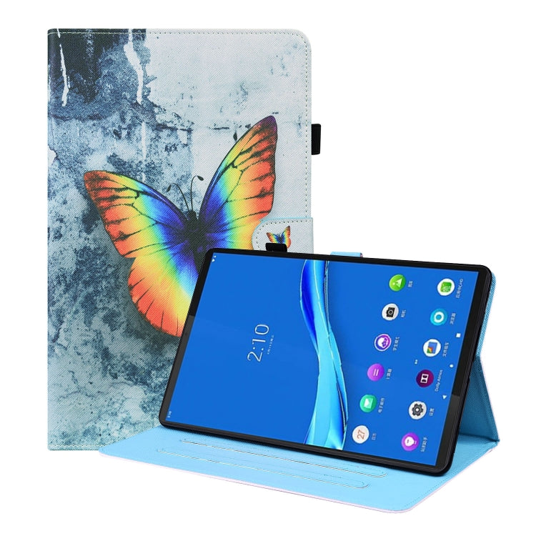 Custodia in pelle flip orizzontale con motivo animale con supporto, slot per schede e cornice per foto, For Lenovo Tab M8 FHD TB-8505F / TB-8705X 8.0 inch, For Lenovo M10 FHD REL TB-X605FC / TB-X605LC, For Lenovo M10 Plus TB-X606F                      ...