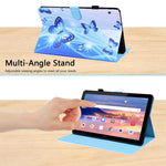 Custodia in pelle flip orizzontale con motivo animale con supporto, slot per schede e cornice per foto, For Huawei MediaPad T5 10.1 inch, For Huawei MatePad T 10 / T 10s / Honor Enjoy 2 10.1
