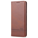 AZNS Custodia in pelle a vibrazione orizzontale con struttura in vitello magnetico con slot per carte, supporto e portafoglio, For OPPO K9 5G, For OPPO Reno6 / Reno6 Pro