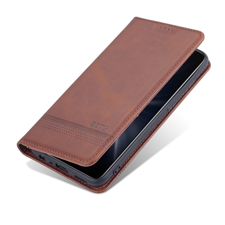 AZNS Custodia in pelle a vibrazione orizzontale con struttura in vitello magnetico con slot per carte, supporto e portafoglio, For OPPO K9 5G, For OPPO Reno6 / Reno6 Pro