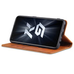 AZNS Custodia in pelle a vibrazione orizzontale con struttura in vitello magnetico con slot per carte, supporto e portafoglio, For OPPO K9 5G, For OPPO Reno6 / Reno6 Pro