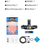 Wuben H1 Faro LED ricaricabile USB 1200 lumen