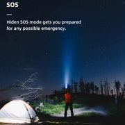 WUBEN L50 Torcia LED portatile ricaricabile USB