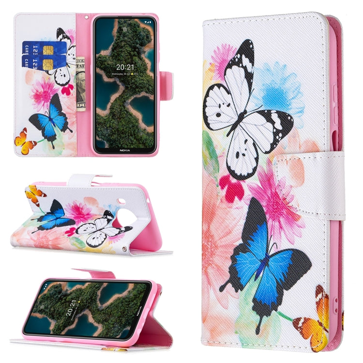 Custodia portafoglio in pelle flip per Nokia X10 X20