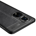 Custodia antiurto in TPU con texture Litchi, For Honor 50 Pro, For Honor 50 SE, For Honor 50