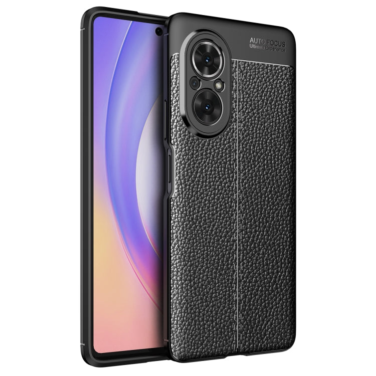Custodia antiurto in TPU con texture Litchi, For Honor 50 Pro, For Honor 50 SE, For Honor 50