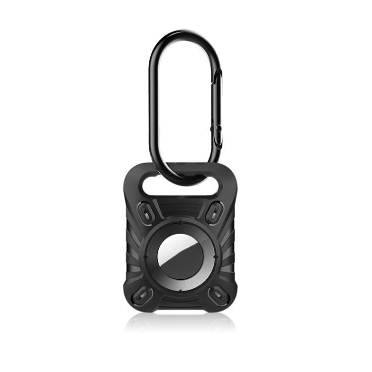 Custodia protettiva in TPU per Apple AirTag con moschettone