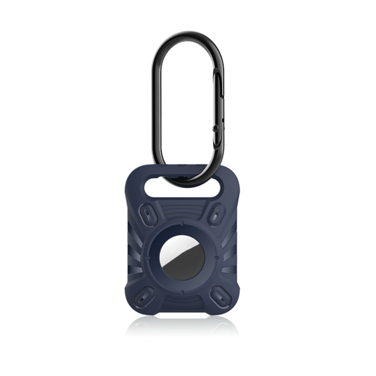 Custodia protettiva in TPU per Apple AirTag con moschettone
