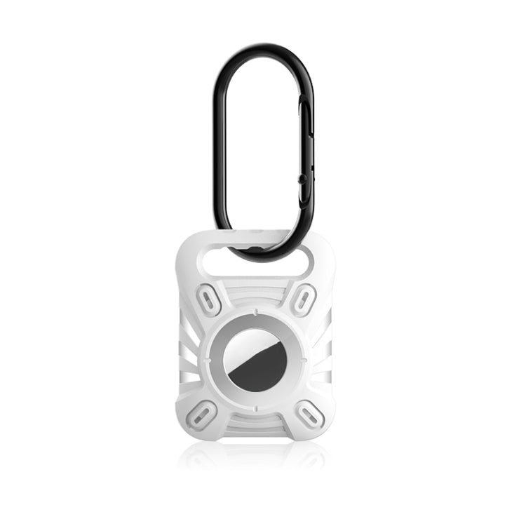 Custodia protettiva in TPU per Apple AirTag con moschettone