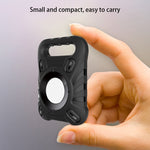 Custodia protettiva in TPU per Apple AirTag con moschettone