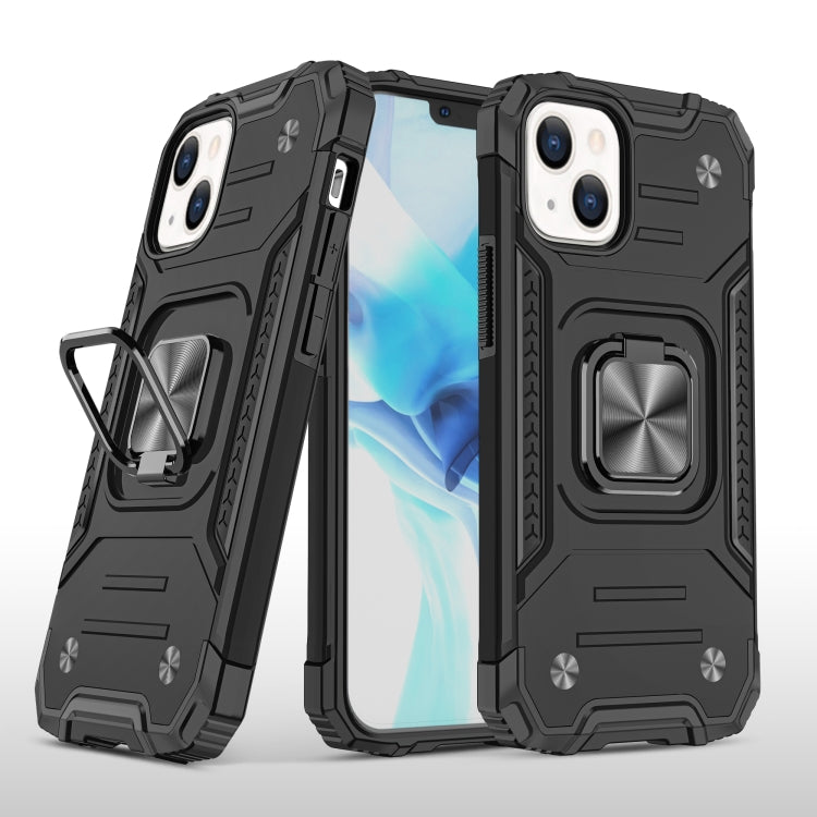 Armatura magnetica TPU antiurto + custodia per PC con supporto per anello in metallo, For iPhone 13 mini, For iPhone 13, For iPhone 13 Pro, For iPhone 13 Pro Max