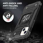 Custodia TPU antiurto con anello in metallo per iPhone 13 Pro