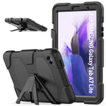 Custodia protettiva antiurto in silicone colorato + PC con supporto e slot per penna, For Samsung Galaxy A7 Lite 8.7 2021 T220 / T225