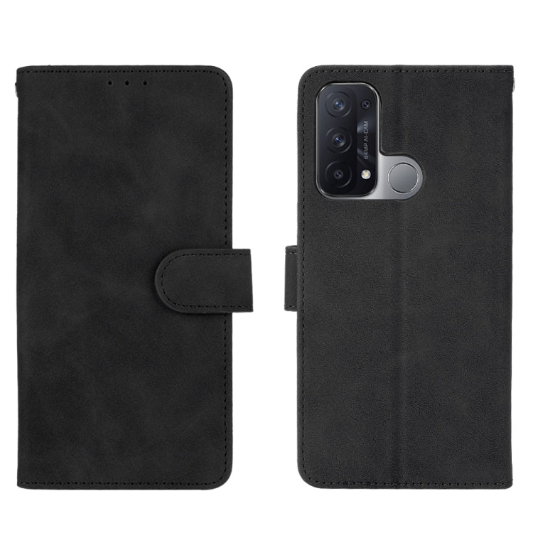 Tinta unita Skin Feel Fibbia magnetica Flip orizzontale Custodia in pelle PU con struttura in vitello con supporto e slot per schede e portafoglio, For OPPO Reno5 A(Japan), For OPPO Reno6 Pro+, For OPPO Reno6 Pro, For OPPO Reno6