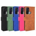 Tinta unita Skin Feel Fibbia magnetica Flip orizzontale Custodia in pelle PU con struttura in vitello con supporto e slot per schede e portafoglio, For OPPO Reno5 A(Japan), For OPPO Reno6 Pro+, For OPPO Reno6 Pro, For OPPO Reno6