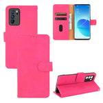 Tinta unita Skin Feel Fibbia magnetica Flip orizzontale Custodia in pelle PU con struttura in vitello con supporto e slot per schede e portafoglio, For OPPO Reno5 A(Japan), For OPPO Reno6 Pro+, For OPPO Reno6 Pro, For OPPO Reno6