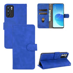 Tinta unita Skin Feel Fibbia magnetica Flip orizzontale Custodia in pelle PU con struttura in vitello con supporto e slot per schede e portafoglio, For OPPO Reno5 A(Japan), For OPPO Reno6 Pro+, For OPPO Reno6 Pro, For OPPO Reno6