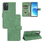 Tinta unita Skin Feel Fibbia magnetica Flip orizzontale Custodia in pelle PU con struttura in vitello con supporto e slot per schede e portafoglio, For OPPO Reno5 A(Japan), For OPPO Reno6 Pro+, For OPPO Reno6 Pro, For OPPO Reno6
